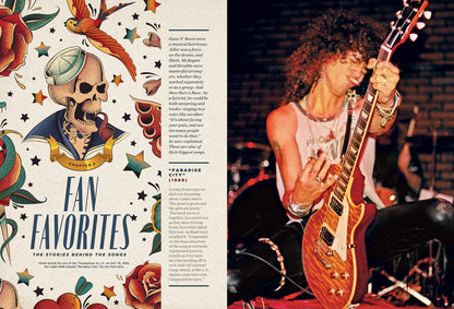 Guns N Roses - Fan Guide: Band Start, Rock & Roll, GNS Albums, Chinese Democracy, Appetite For Destruction, Songs, Fan Favorites, Members, Axl Rose, Izzy Stradlin, Slash, Duff McKagan, Drugs & Breakup