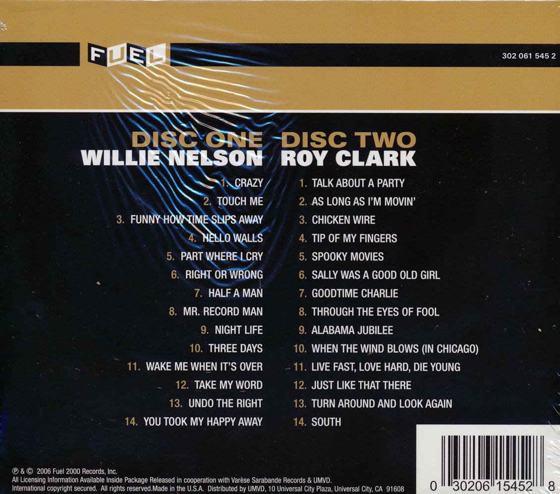 Willie Nelson, Roy Clark - An Introduction To Willie Nelson & Roy Clark: Collector's Edition, The Liberty & Capitol Masters (28 tracks) (2xCD) Music CD