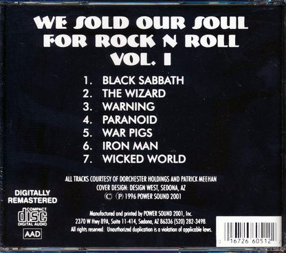 Black Sabbath - We Sold Our Soul For Rock N Roll Volume 1 Music CD