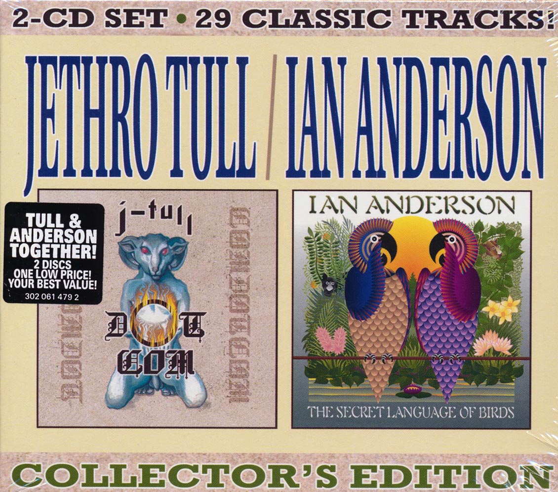 Jethro Tull Ian Anderson J Tull Dot Com + The Secret Language Of Birds Collector's Edition 29 tracks 2xCD Music CD