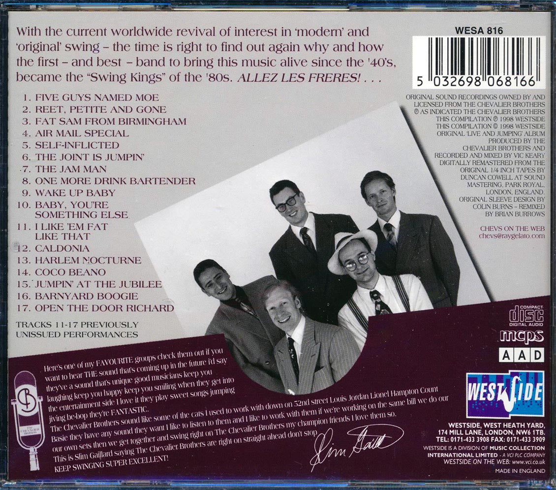 Chevalier Brothers - Live And Still! Jumping Music CD