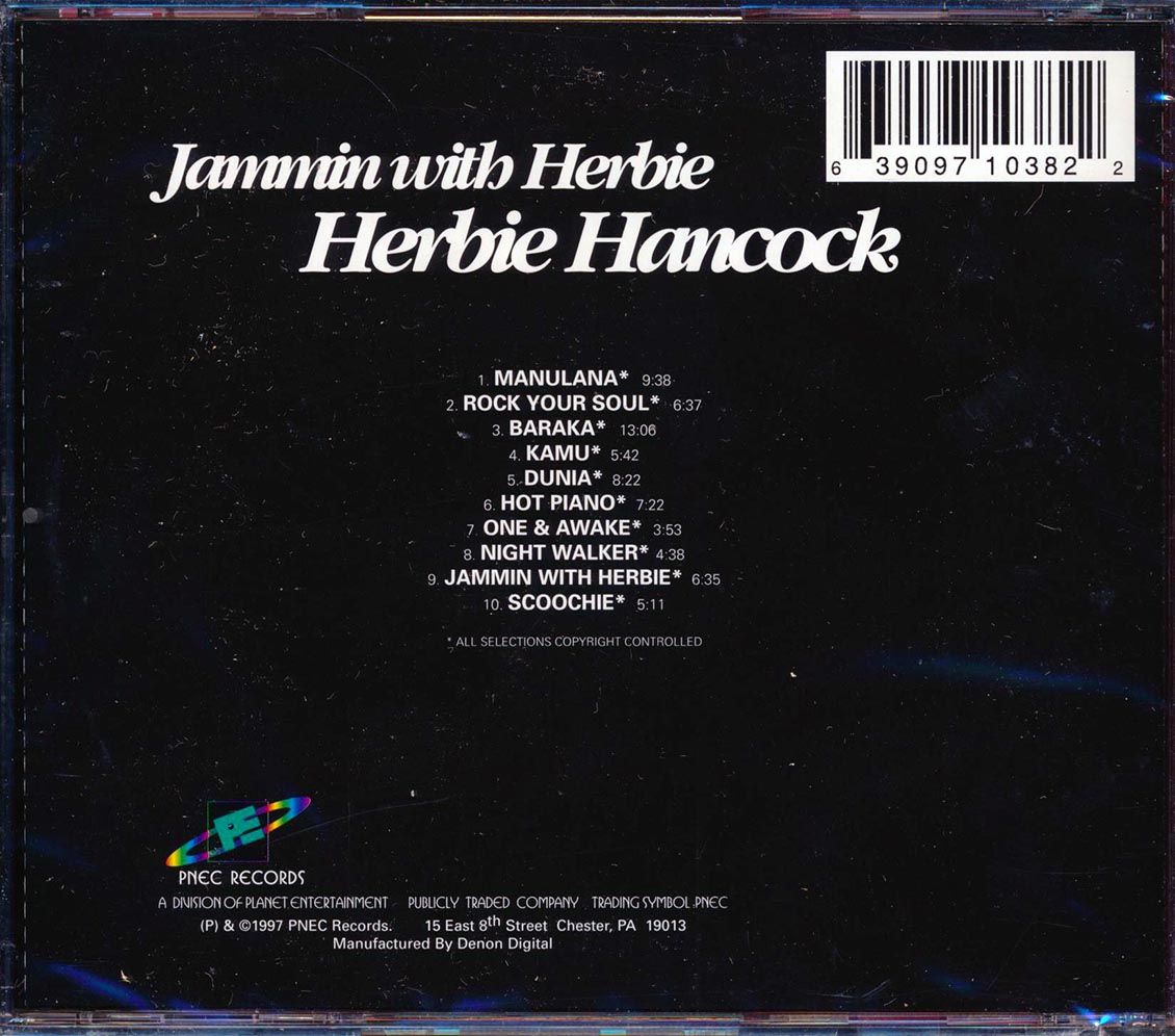 Herbie Hancock - Jammin With Herbie Music CD