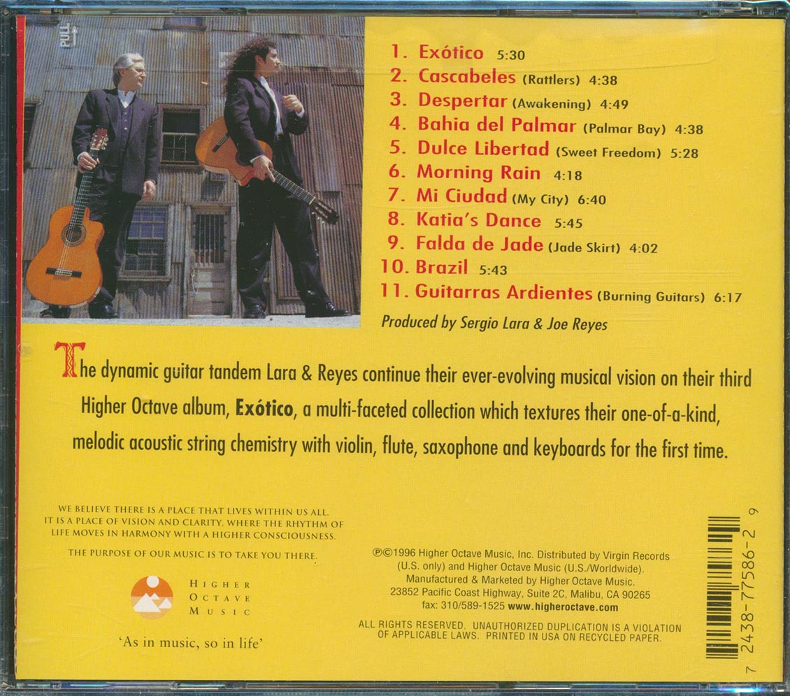 Lara & Reyes - Exotico Music CD