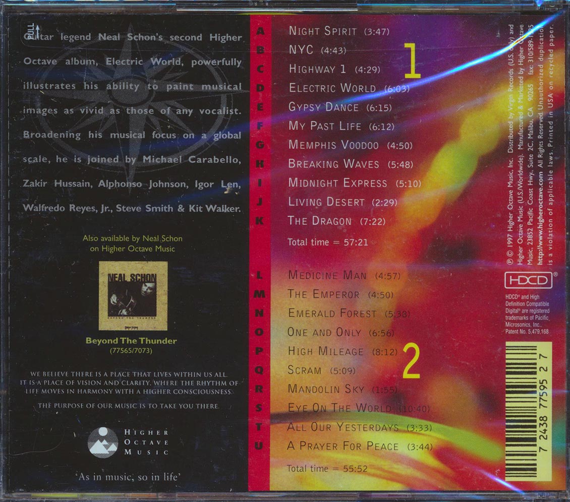 Neal Schon - Electric World (21 tracks) (2xCD) Music CD