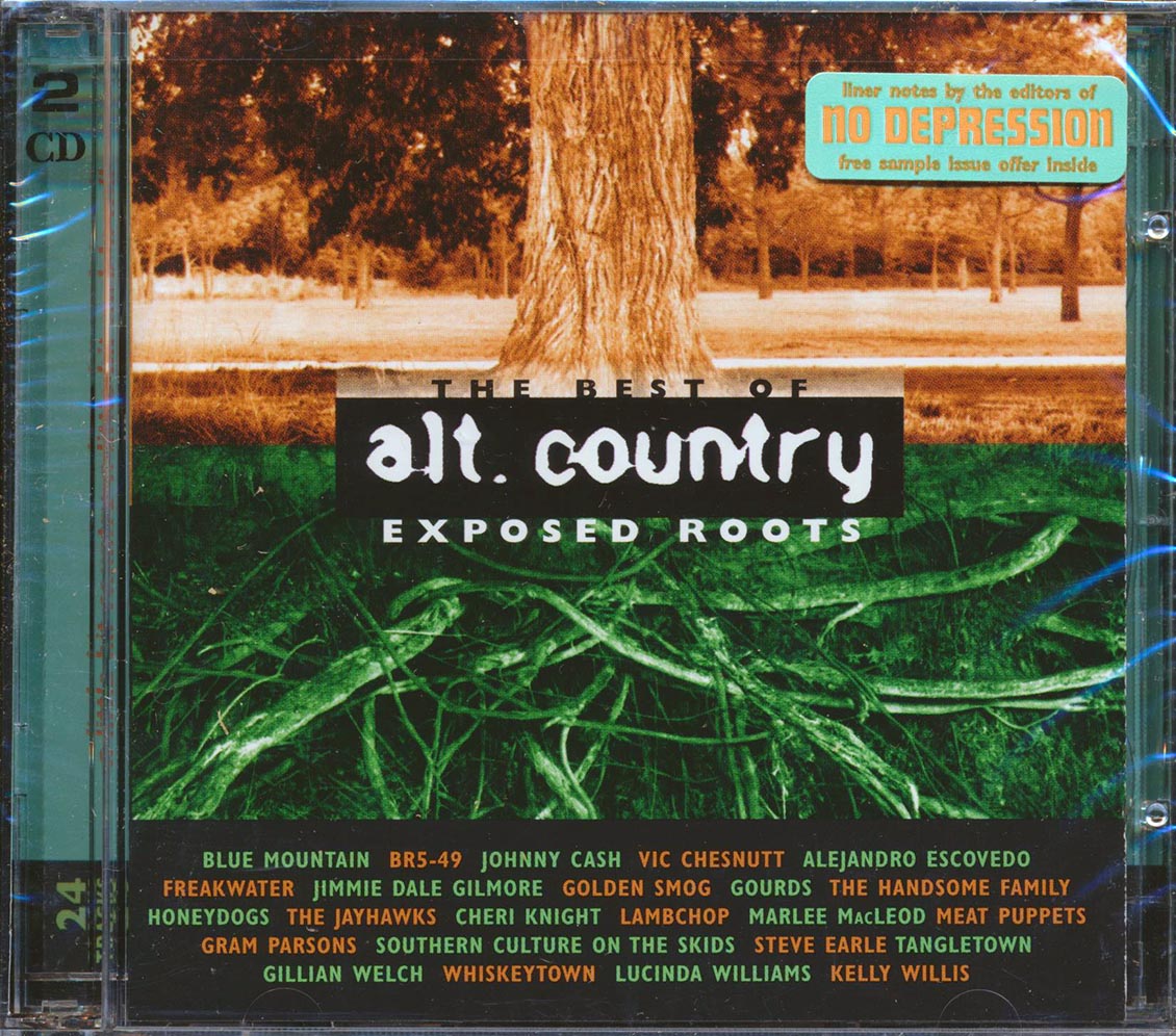 Kelly Willis, Lucinda Williams, Freakwater, Johnny Cash, Meat Puppets, Etc. - Exposed Roots: The Best Of Alt. Country (24 tracks) (2xCD) Music CD