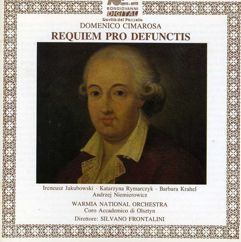 Cinarosa / Jakubowski / Frontalini / Wno - Requiem - Music CD