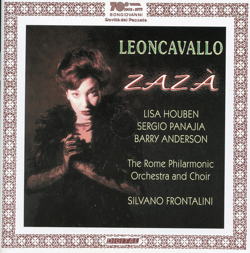 Leoncavallo / Houben / Mastromarino / Frontalini - Zaza - Music CD