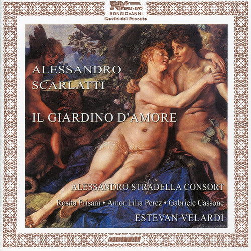 the album cover for Scarlatti / Frisani / Perez / Cassone / Velardi - Il Giardino D'amore / Su Le Sponde Del Tebro