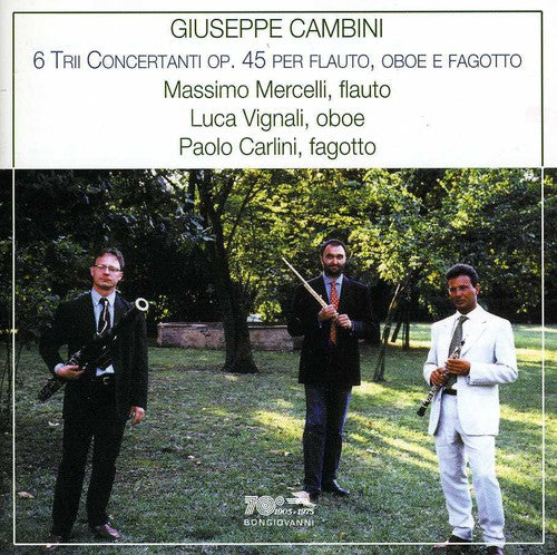the album cover for MASSIMO MERCELLI - Trios for Flute Bassoon & Oboe