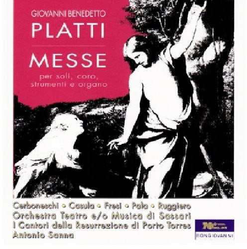 the album cover for Platti / Cerbonieschi / Casula / Fresi / Pala - Messa a 4 Voci in F / Stabat Mater Per Basso