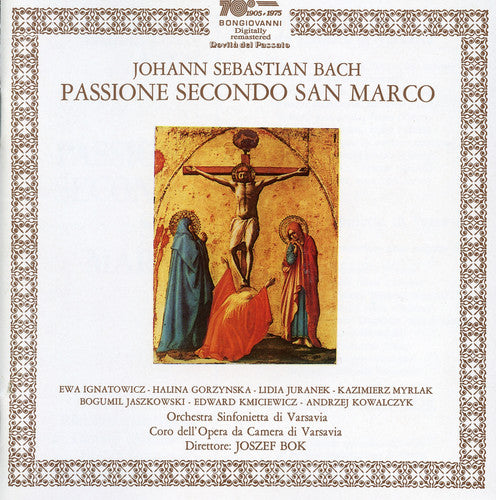 Bach / Bok / Wso - St Mark Passion - Music CD