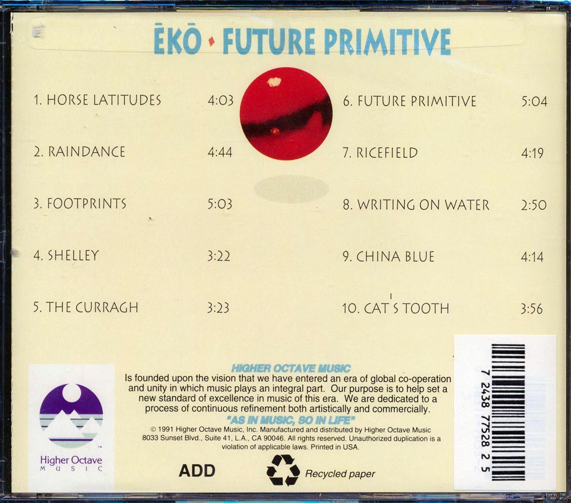 EKO - Future Primitive Music CD