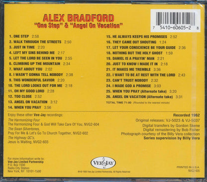 Alex Bradford - One Step & Angel On Vacation (26 tracks) Music CD