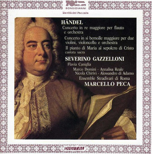 Handel / Gazzelloni / Caniglia - Concerto In Re Maggiore Per Flauto - Music CD