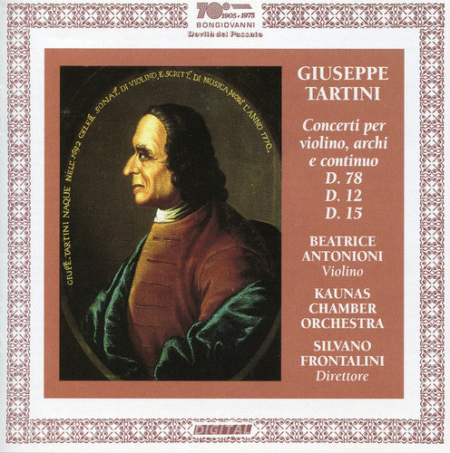 Tartini / Frontalini / Kaunas Chamber Orchestra - Violin Concertos - Music CD