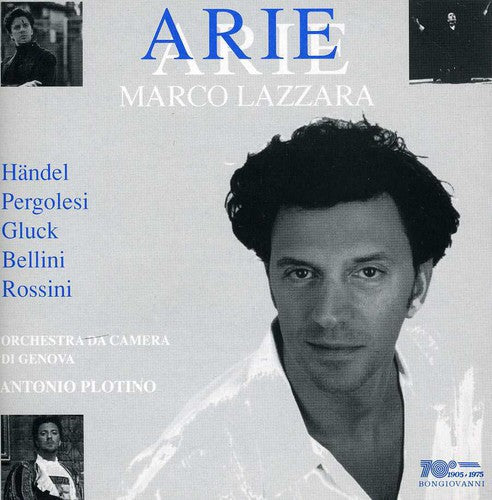 the album cover for Marco Lazzara - Giulio Cesare in Egitto / Rinaldo / Messia
