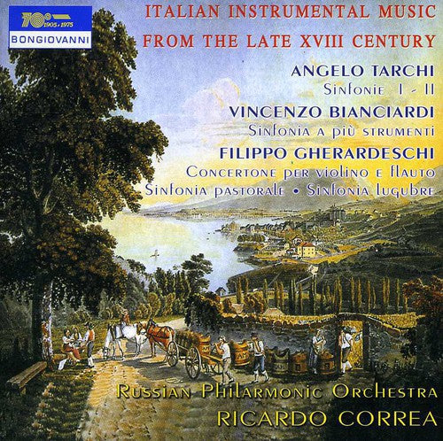the album cover for Ricardo Correa - Italian Instrumental Music from Late 18th Century