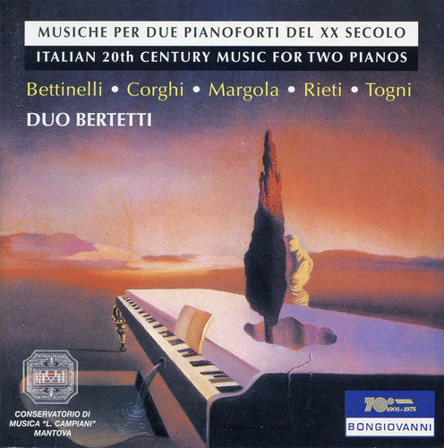 Rieti / Duo Bertetti - Italian 20th Century Music For Two Pianos - Music CD