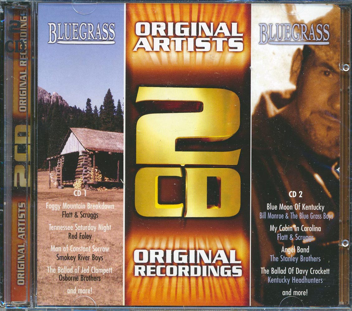 Bill Monroe, Smokey River Boys, Red Foley, Grandpa Jones, Etc. - Bluegrass (20 tracks) (2xCD) Music CD