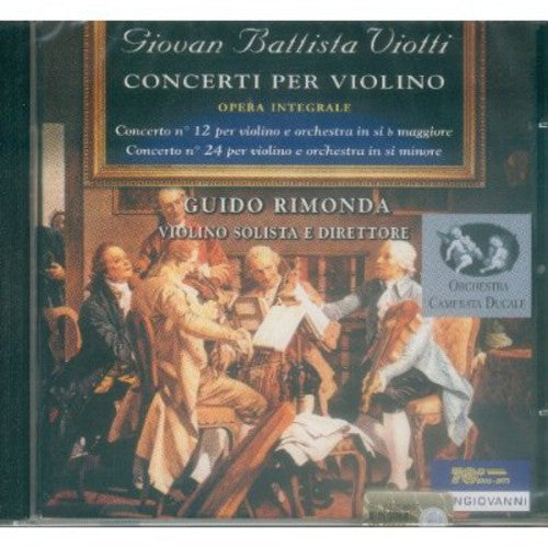 Viotti / Rimonda,guido - Violin Concertos - Music CD