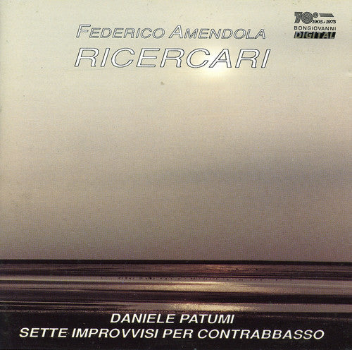 Amendola / Patumi - Ricercari - Music CD