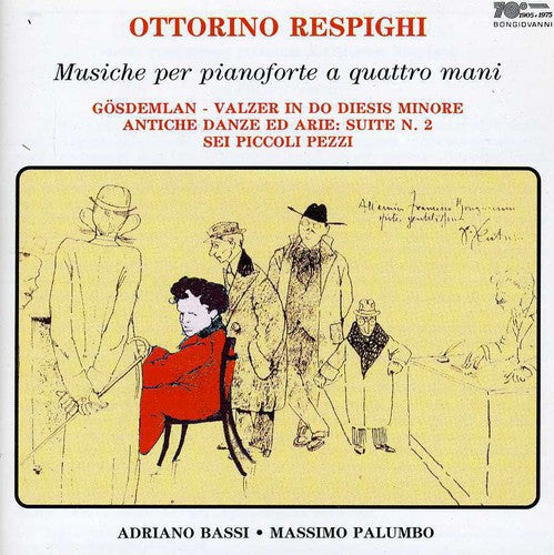 Respighi / Bassi / Palumbo - Music For Piano 4 Hands - Music CD