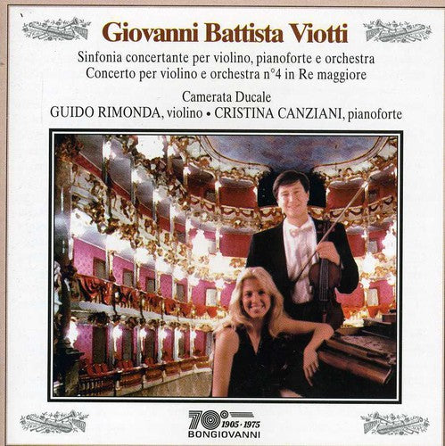 the album cover for Camerata Ducale Orchestra - Sinf Concertante / Cto for V & Orch #4