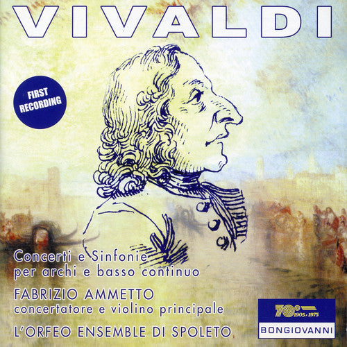 the album cover for Vivaldi / Fabrizio Ammetto - Concerto RV 111 / Concerto RV 165