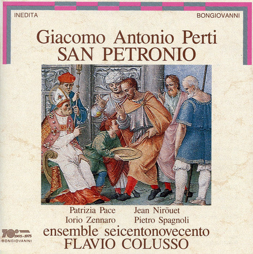 the album cover for Perti / Pace / Ensemble Seicentonovecento - San Petronio