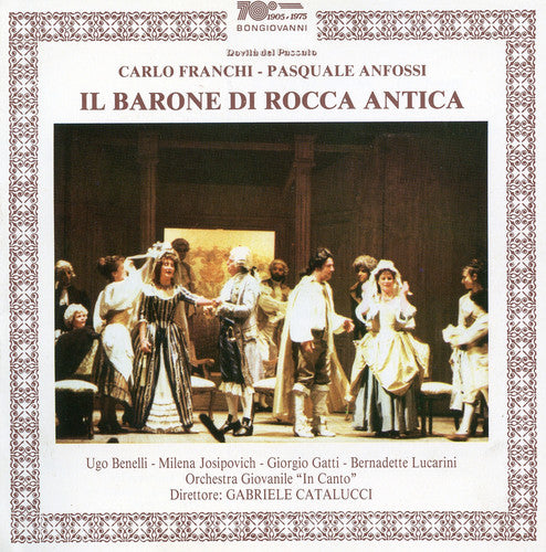Anfossi / Lucarini / Gatti / Benelli - Il Barone Di Rocca Antica - Music CD