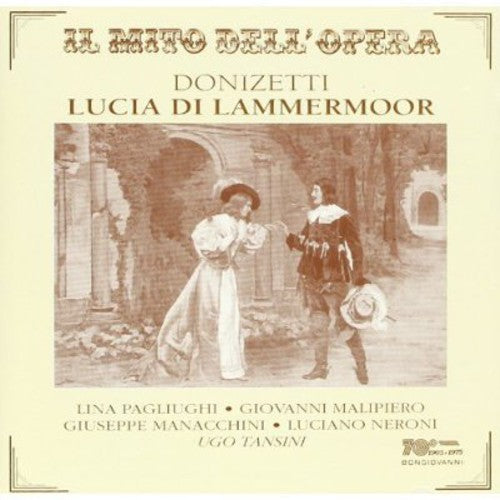 the album cover for Donizetti / Pagliughi / Malipiero - Lucia Di Lammermoor