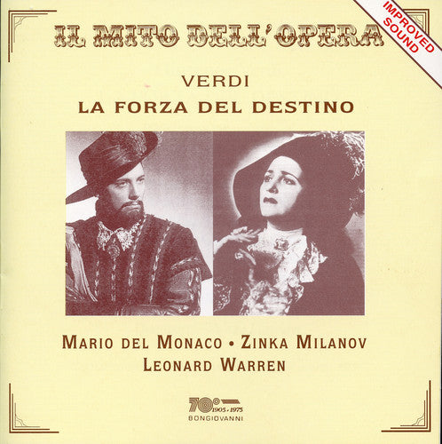 the album cover for Verdi / Milanov / Del Monaco / Warren - La Forza Del Destino