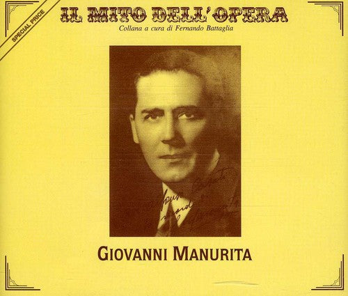 the album cover for Manurita / Donizetti / Verdi - Giovanni Manurita Sings Opera Arias