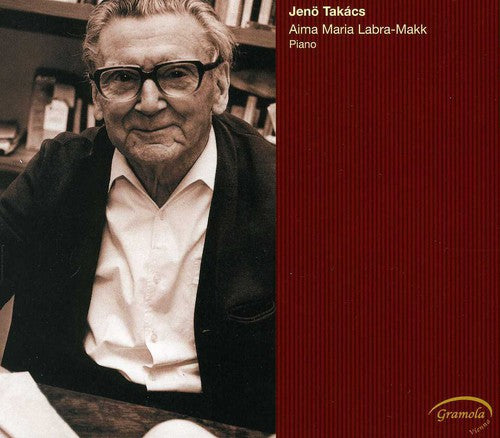 the album cover for Aima Maria Labra-Makk - Hommage a Jenoe Takacs