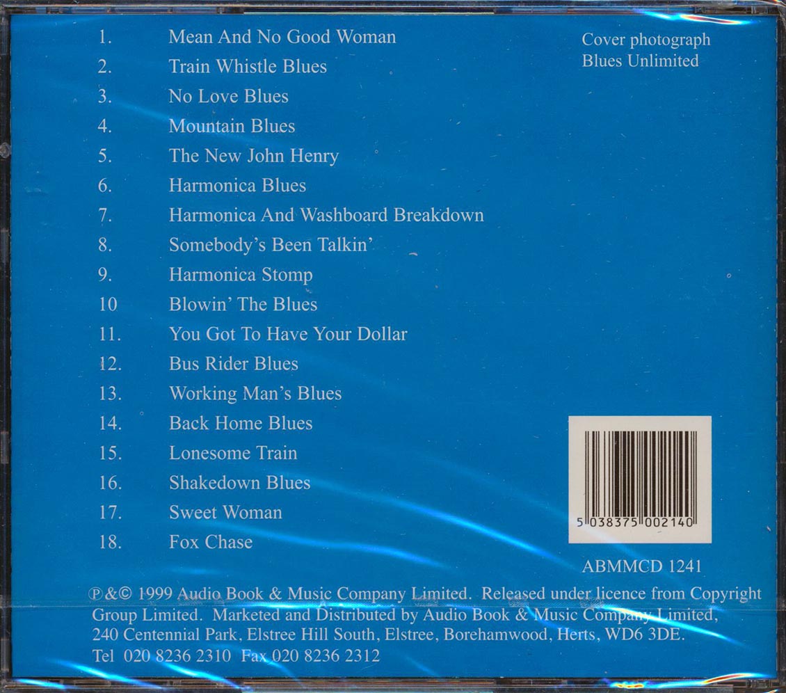 Sonny Terry - Blowin' The Bues Music CD