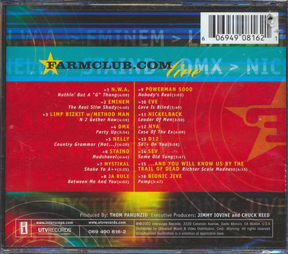 NWA, Eminem, Nelly, DMX, Etc. - Live & Unreleased From Farmclub.com (marked/ltd stock) Music CD