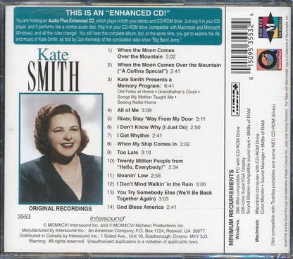 Kate Smith - Kate Smith: Original Recordings Music CD