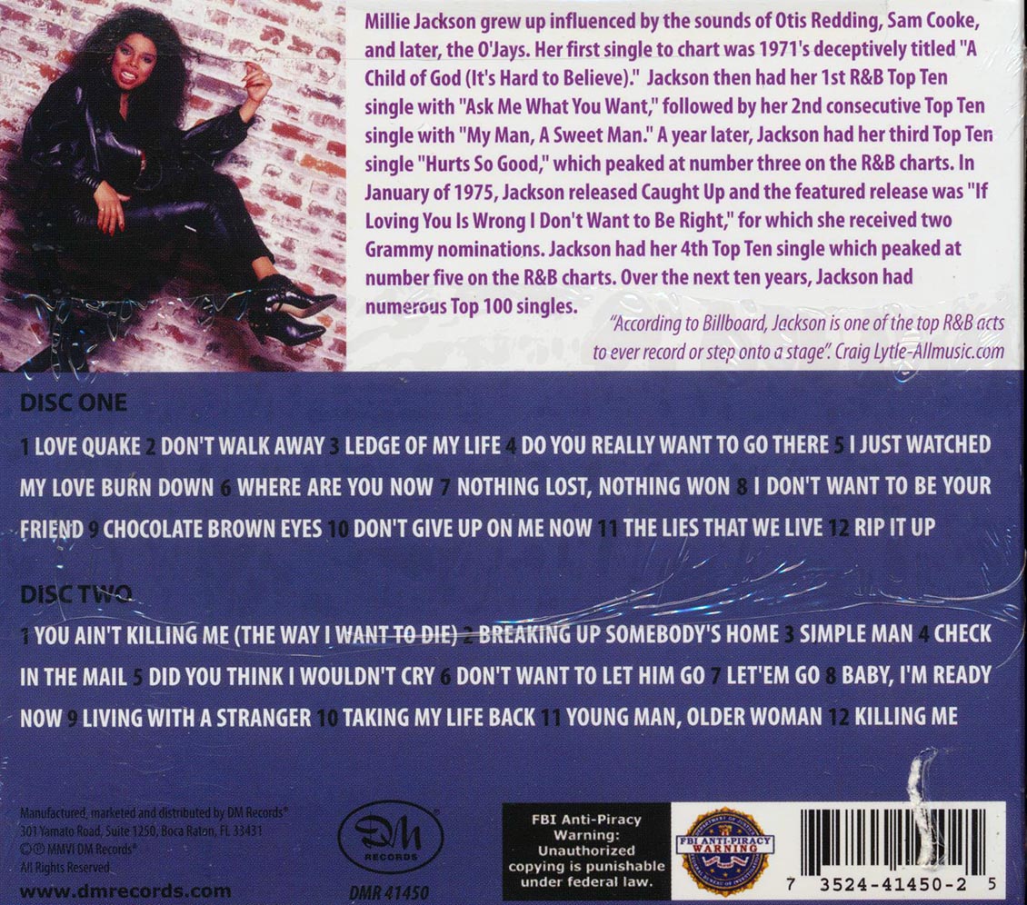 Millie Jackson - Soul Circuit Retrospectives (24 tracks) (2xCD) (marked/ltd stock) Music CD