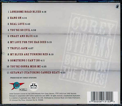 Corey Stevens - Bring On The Blues (marked/ltd stock) Music CD