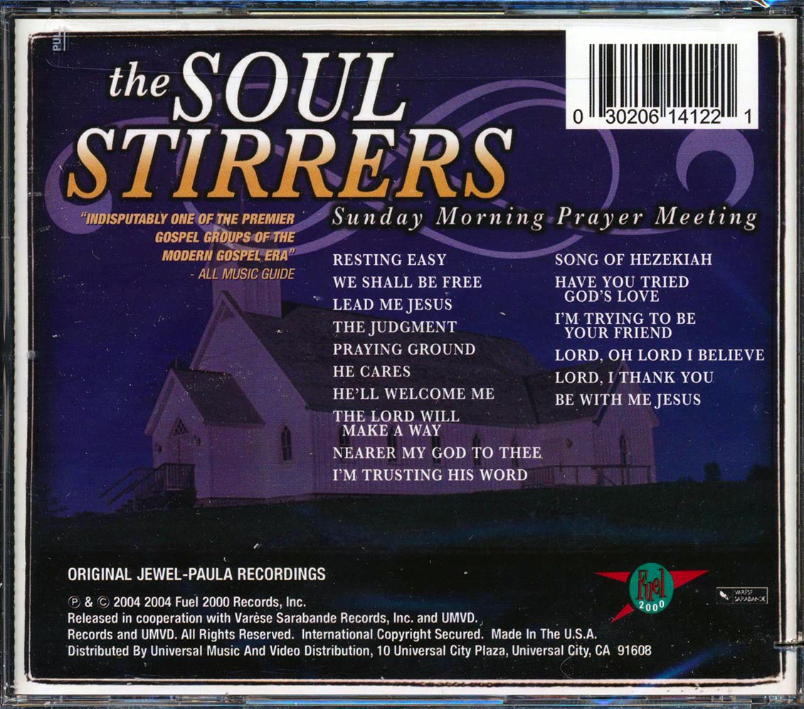 The Soul Stirrers - Sunday Morning Prayer Meeting (marked/ltd stock) Music CD