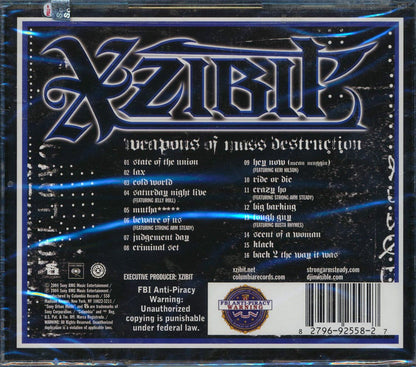 Xzibit - Weapons Of Mass Destruction Music CD