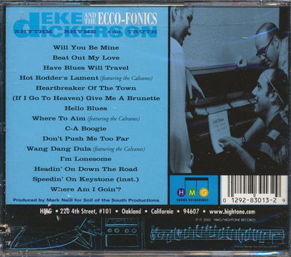 Deke Dickerson & The Ecco-Fonics - Rhythm Rhyme And Truth (marked/ltd stock) Music CD