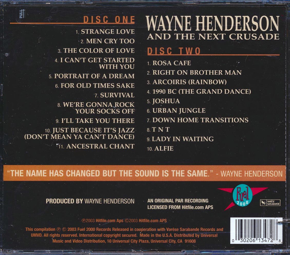 Wayne Henderson & The Next Generation - The Wayne Henderson Collection (21 tracks) (2xCD) (marked/ltd stock) Music CD
