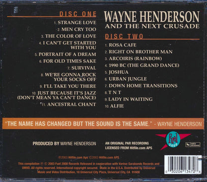 Wayne Henderson & The Next Generation - The Wayne Henderson Collection (21 tracks) (2xCD) (marked/ltd stock) Music CD