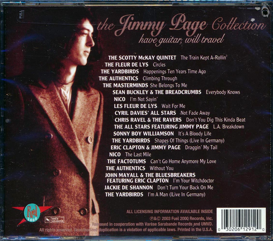 Jimmy Page - The Jimmy Page Collection: Have Guitar, Will Travel (marked/ltd stock) Music CD