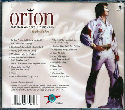 Orion The Man Who Would Be King The Best Of Orion 20 tracks incl large booklet marked/ltd stock remastered Music CD