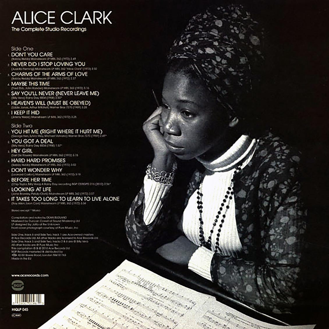 Alice Clark - The Complete Studio Recordings (180g) Vinyl Record