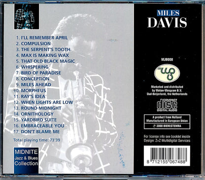 Miles Davis Cool Jazz Classics Music CD
