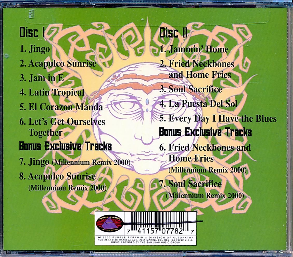 Santana - Tropical Spirits Part 1 & 2 (2xCD) (marked/ltd stock) Music CD