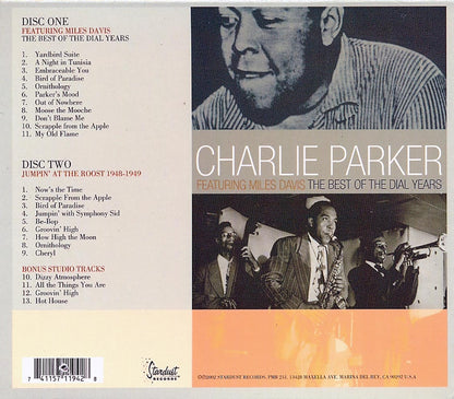 Charlie Parker - Dial Masters & Roost Sessions (24 tracks) (gold CD) (2xCD) (marked/ltd stock) (remastered) Music CD